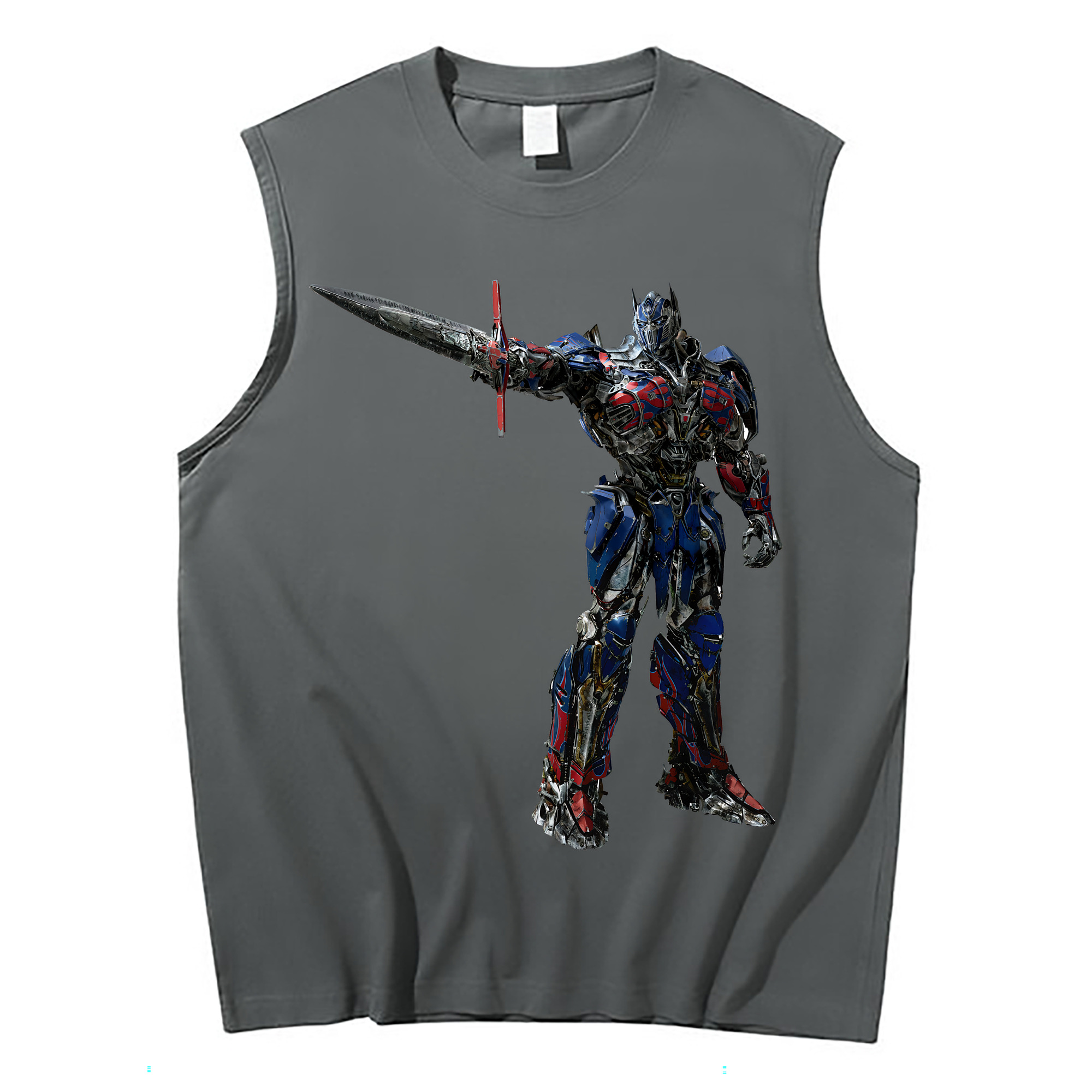 （画像用） Transformers トランスフォーマー コットン100％タンクトップ（フロントプリント）